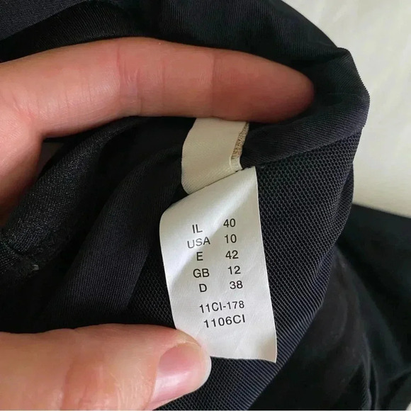 Gottex Golden Touch Surplice Tank Swimsuit Black Size 10 - Picture 8 of 14